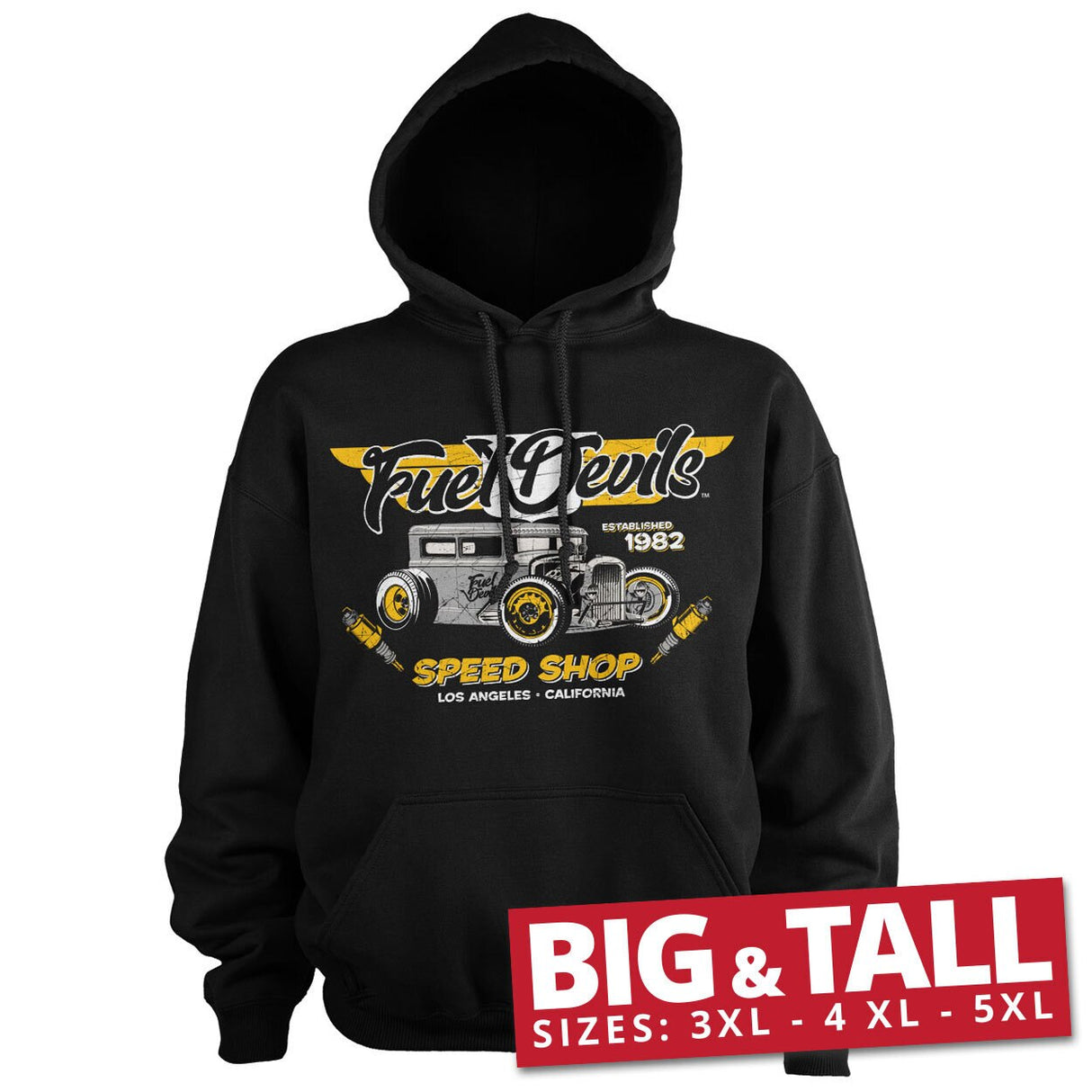 Fuel Devils - LA Speed Shop Big & Tall Hoodie