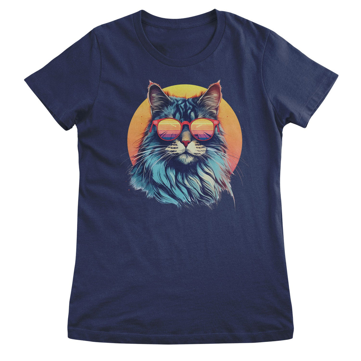 Sunset Cat Shades Top