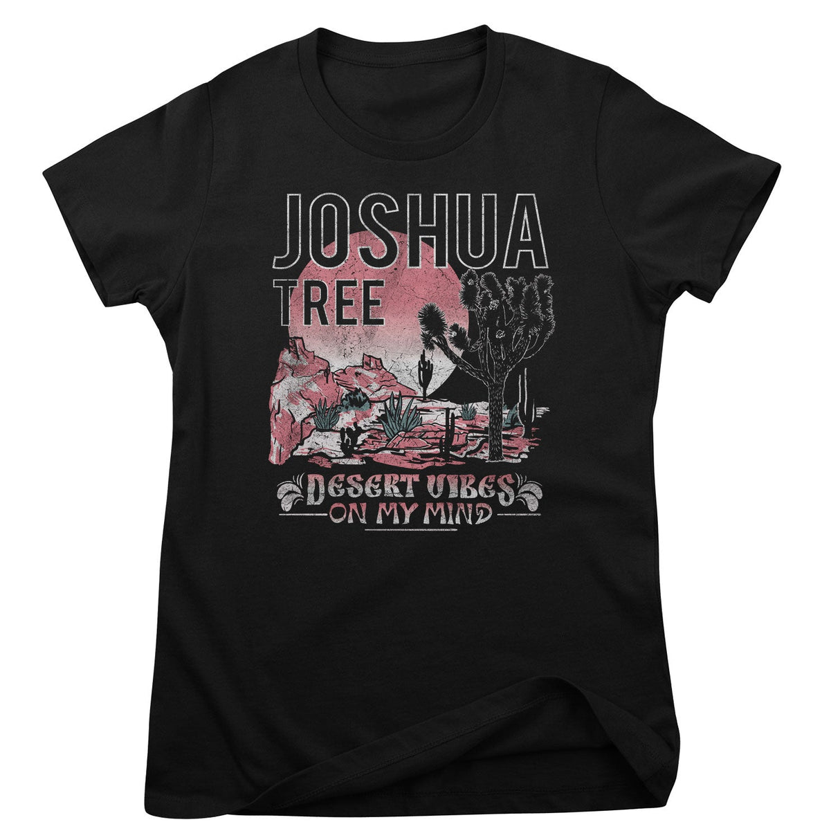 Joshua Tree Desert Vibes Girly Tee