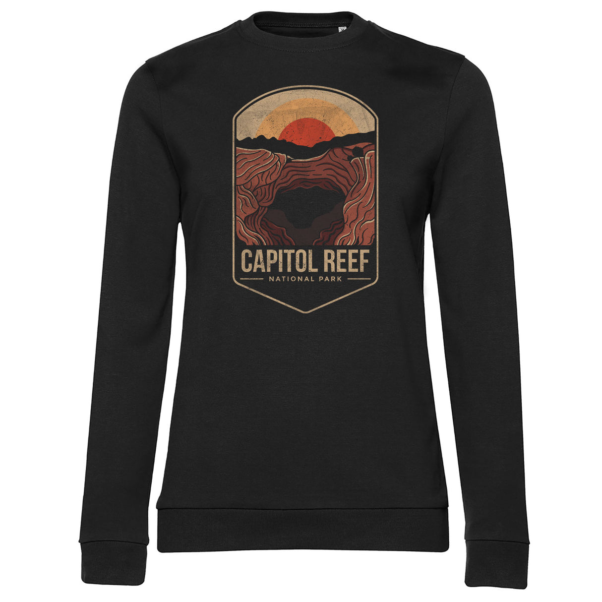Capitol Reef Sunset - National Park Girly Sweatshirt
