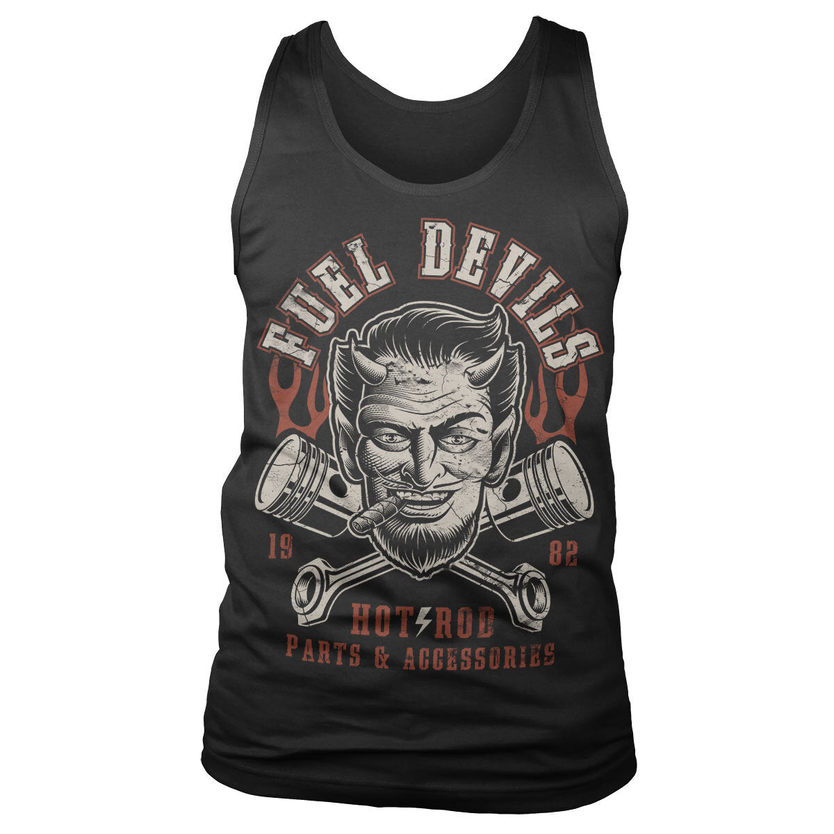 Fuel Devils Satans Pistons Tank Top