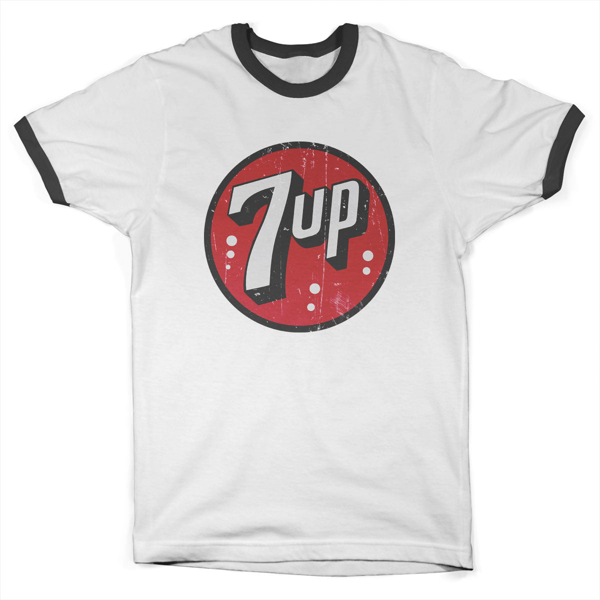 Vintage 7-UP Logo Ringer Tee