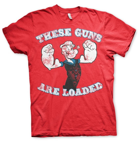 Popeye - These Guns Are Loaded T-Shirt