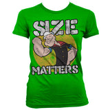 Popeye - Size Matters Girly T-Shirt