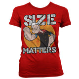 Popeye - Size Matters Girly T-Shirt