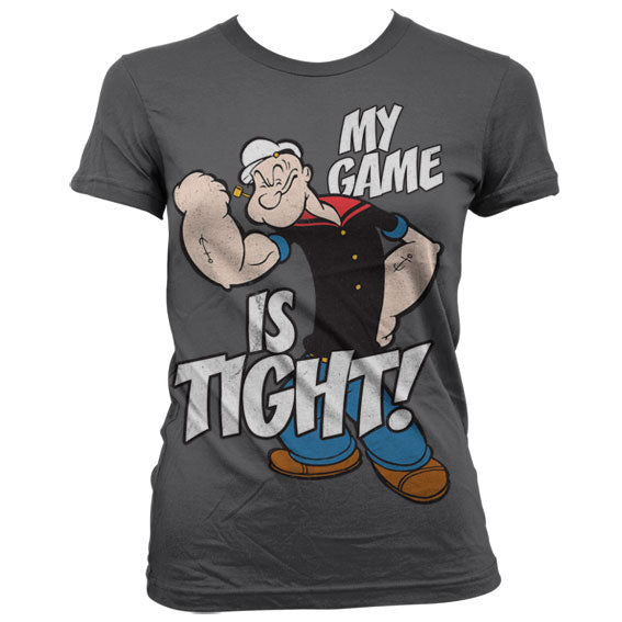 Popeye - Game Is Tight Girly T-Shirt