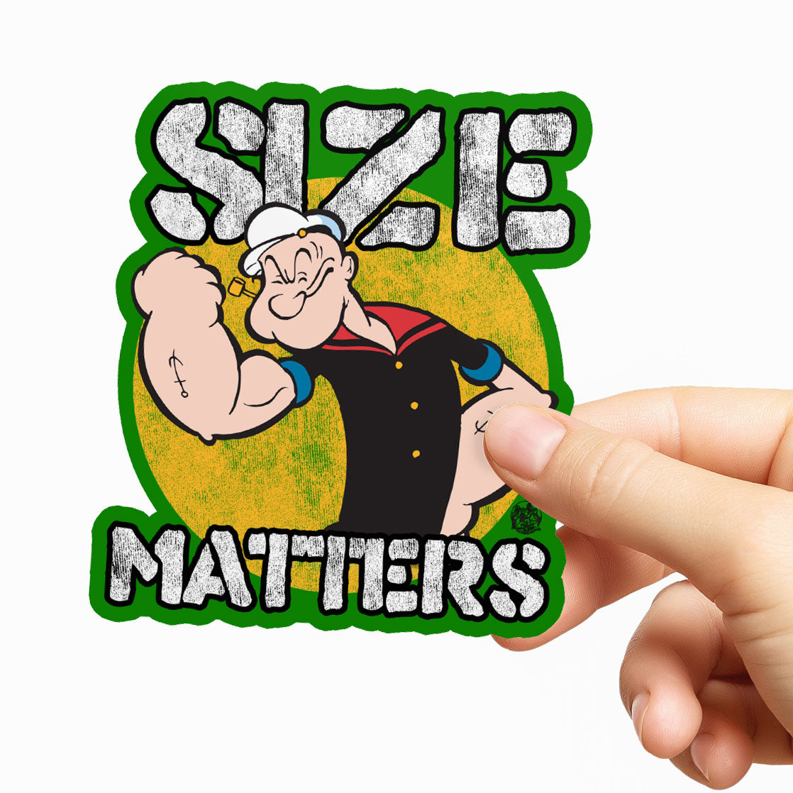 Size Matters Sticker