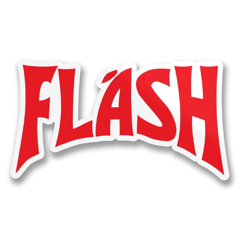 Flash Logo Sticker