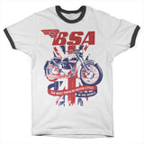 B.S.A. Union Jack Ringer Tee