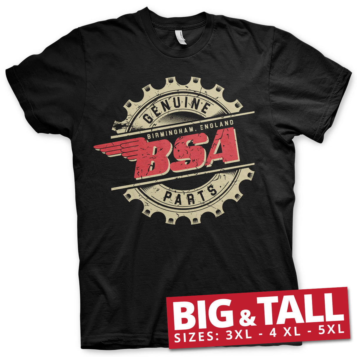 B.S.A. Genuine Parts Big & Tall T-Shirt