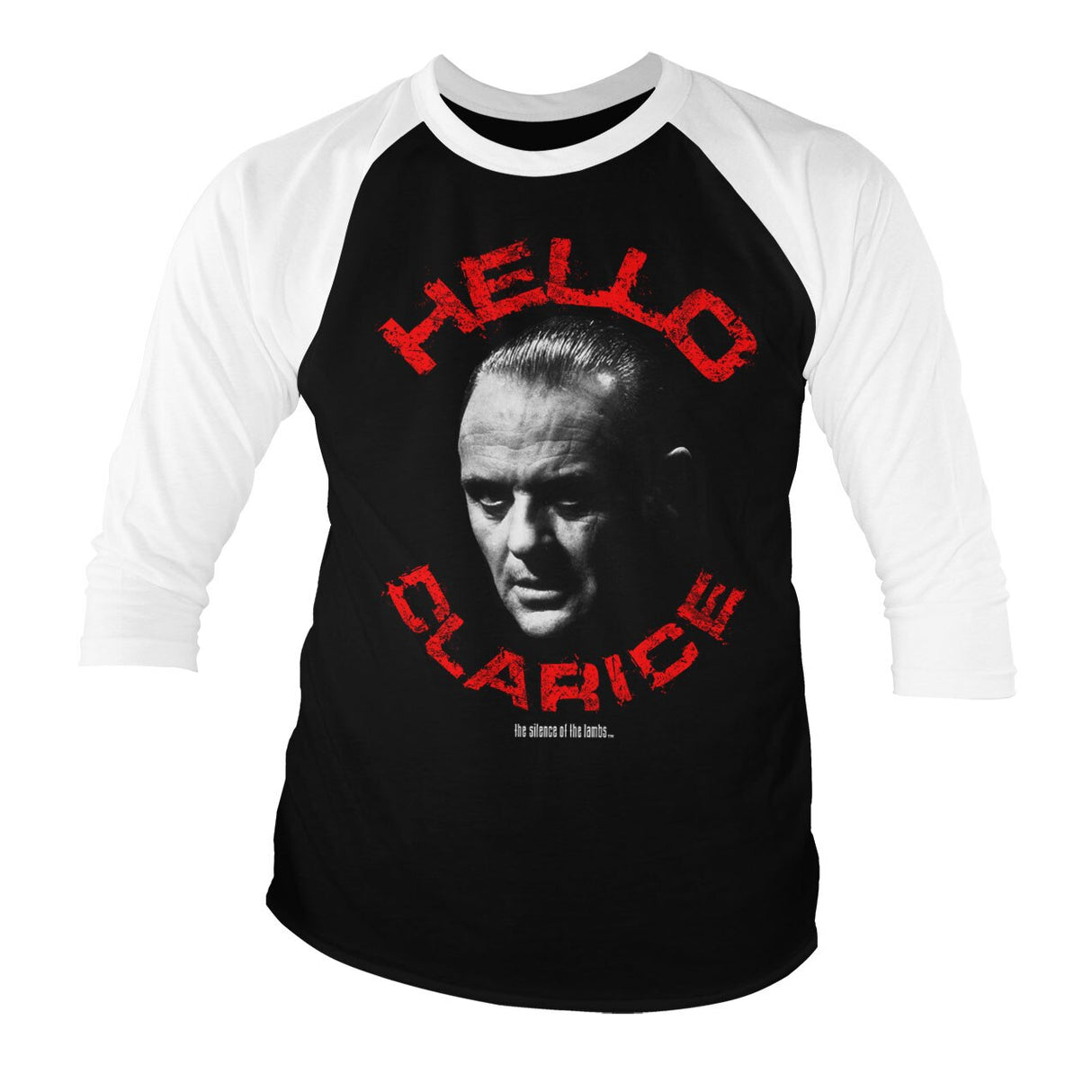 Silence Of The Lambs - Hello Clarice Baseball 3/4 Sleeve Tee