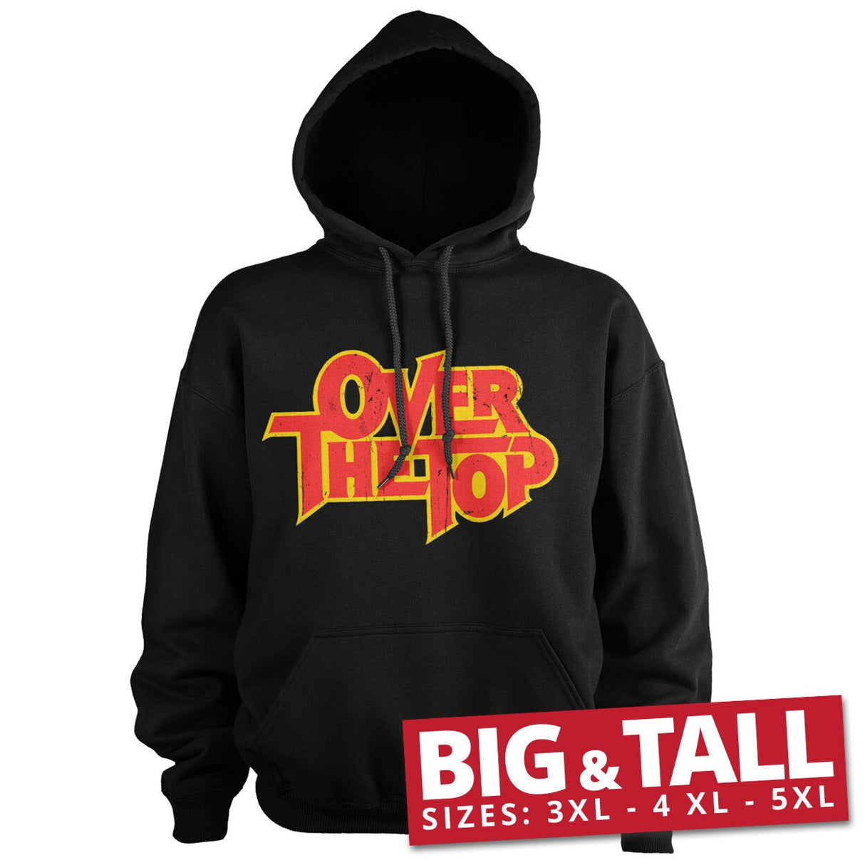 Over The Top Washed Logo Big & Tall Hoodie