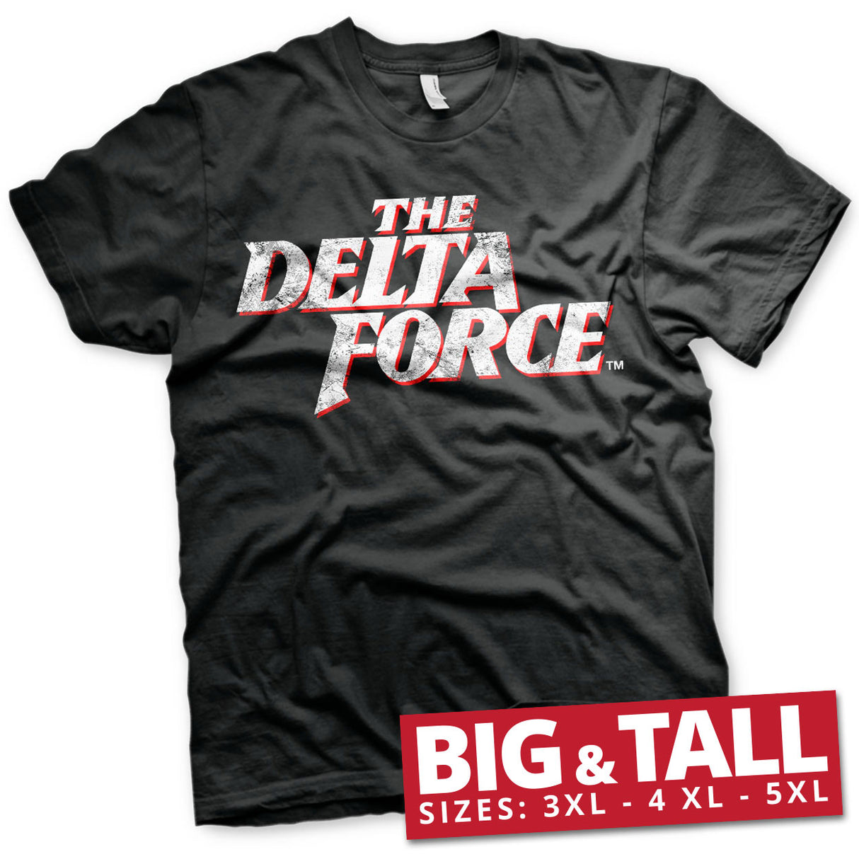 The Delta Force Washed Logo Big & Tall T-Shirt