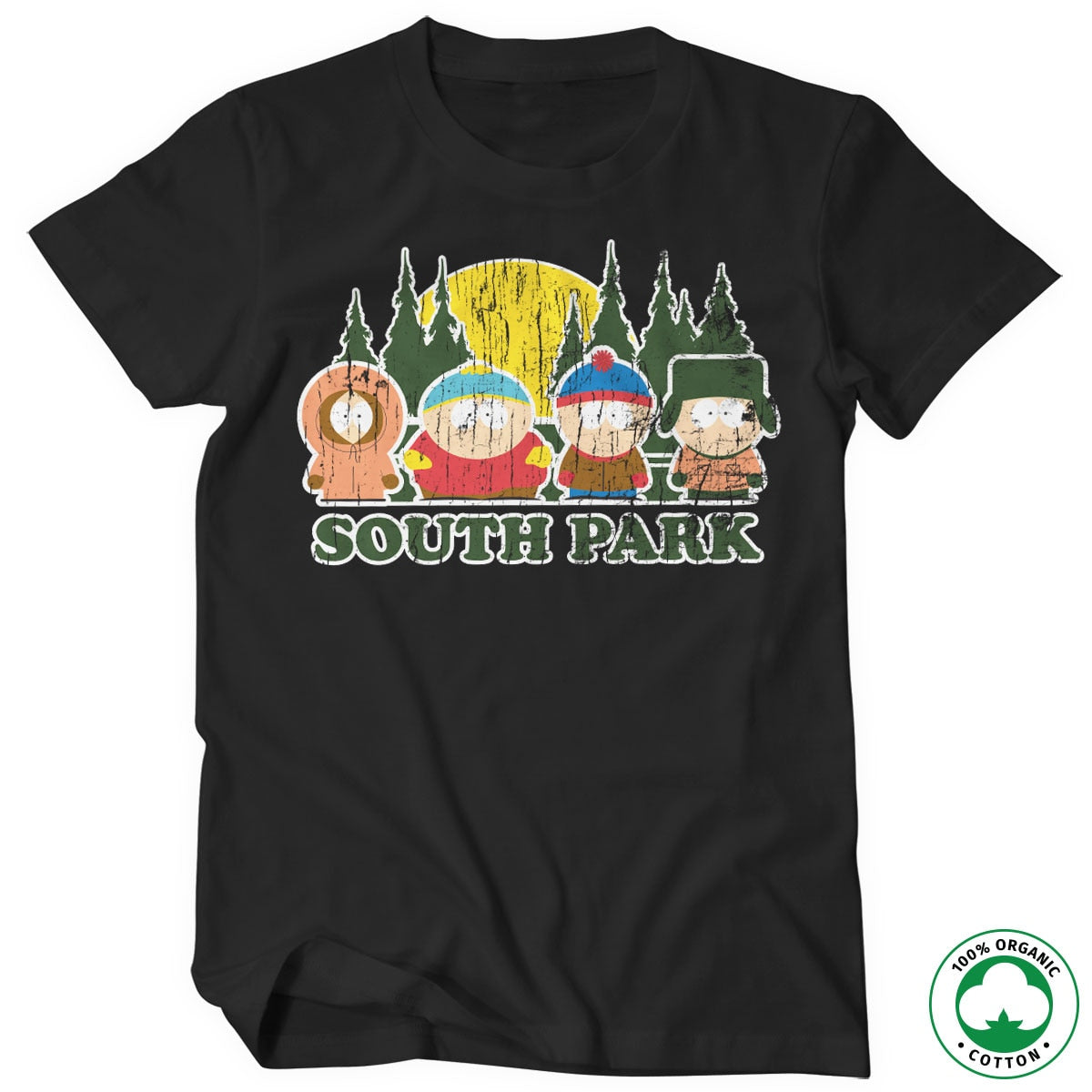 South Park Distressed Organic T-Shirt