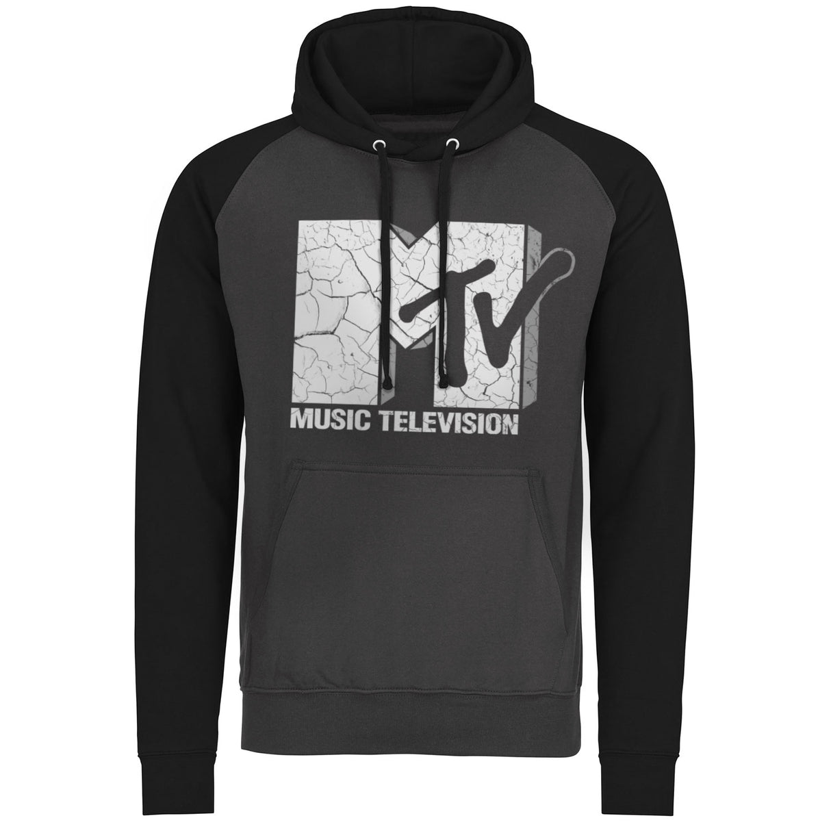 MTV Cracked Logo Baseball Hoodie