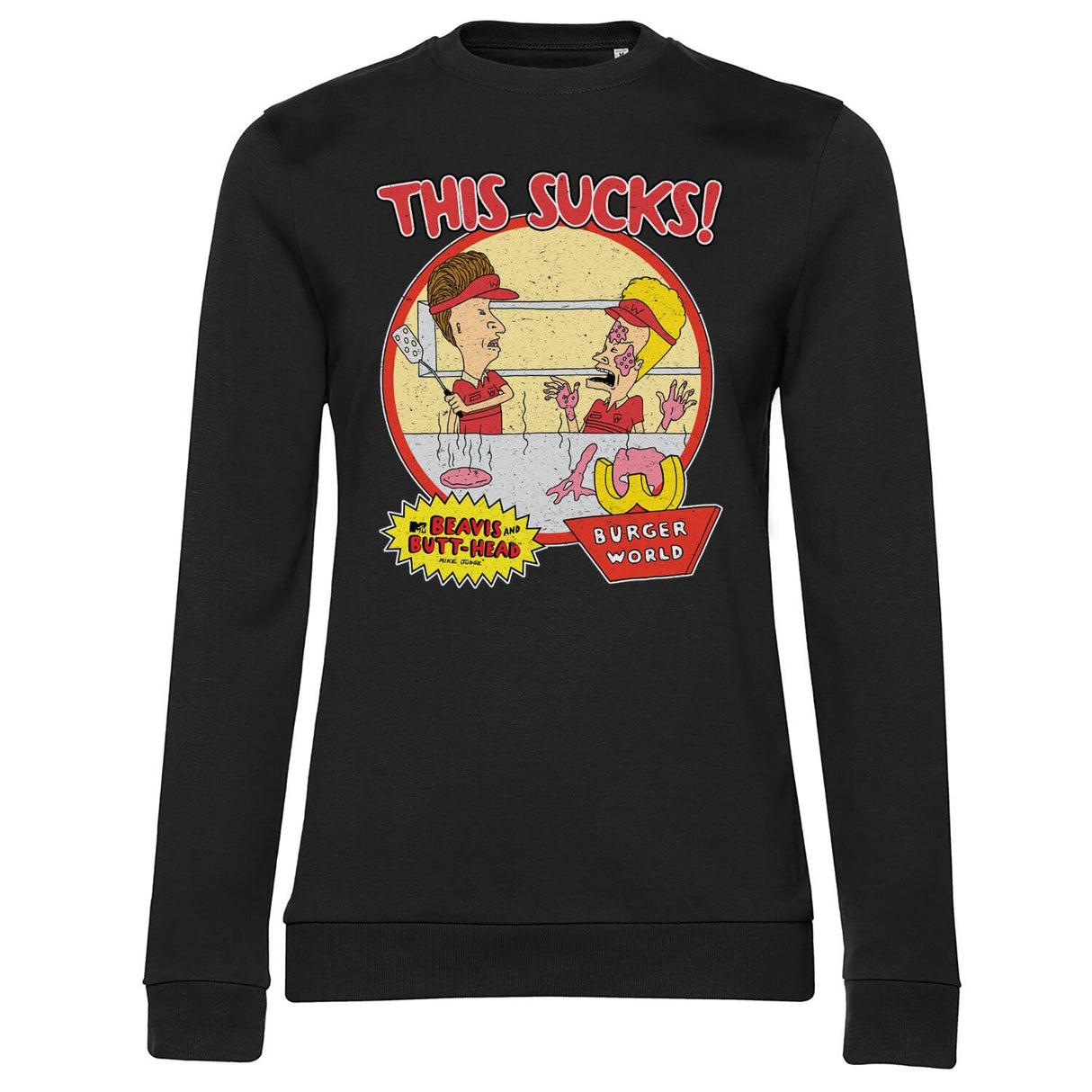 Beavis and Butt-Head - This Sucks Girly Sweatshirt