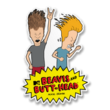 Beavis and Butt-Head Headbanging Sticker