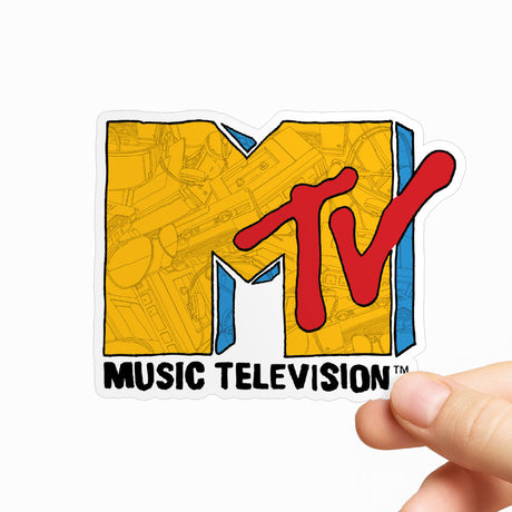 MTV Sketch Logo Sticker