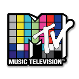 MTV Color Blocks Logo Sticker