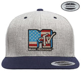 MTV American Flag Premium Snapback Cap