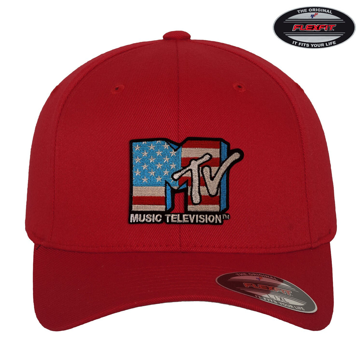 MTV American Flag Flexfit Cap