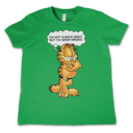 Garfield - Never Wrong Kids Tee