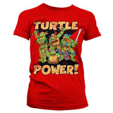 TMNT - Turtle Power! Girly T-Shirt