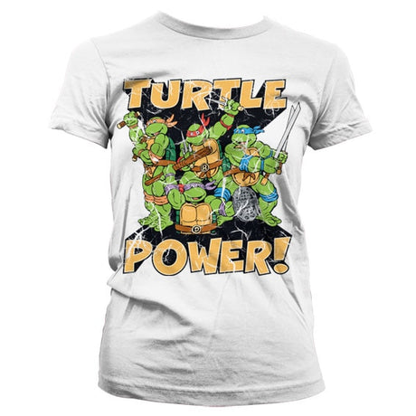 TMNT - Turtle Power! Girly T-Shirt