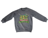 Teeange Mutant Ninja Turtles Distressed Group Kids Sweatshirt