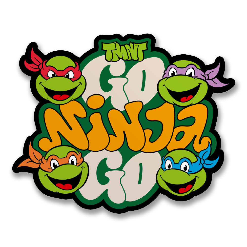 Go Ninja Go Sticker