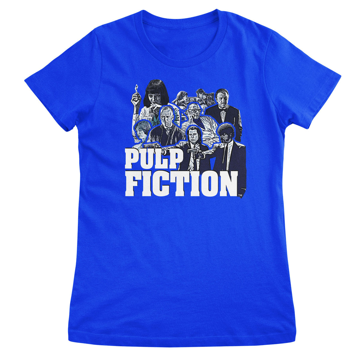 Pulp Fiction Characters Girly Tee