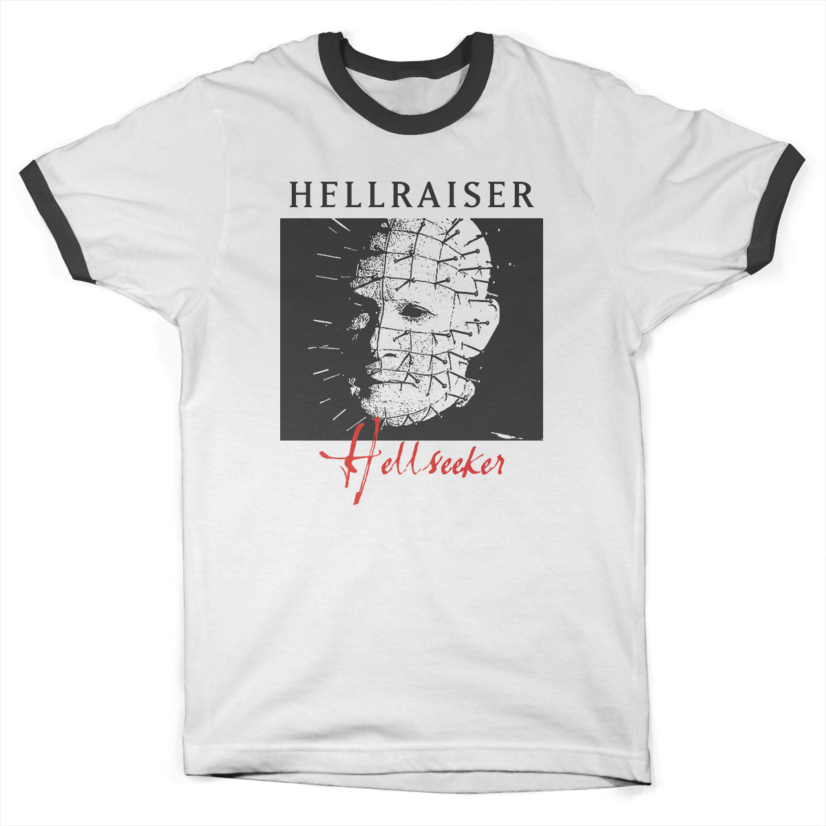 Hellraiser White Hellseeker Ringer Tee