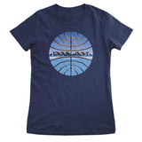Pan-Am Chromed Globe Logo Girly Tee