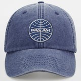 Pan-Am Globe Patch Vintage Low Profile Cap
