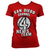 San Diego Channel 4 Girly T-Shirt