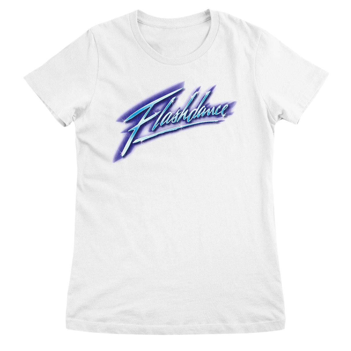 Flashdance Neon Sign Girly Tee