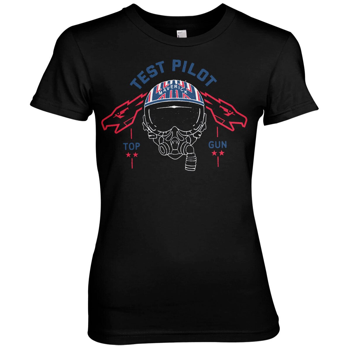 Top Gun Test Pilot Girly Tee