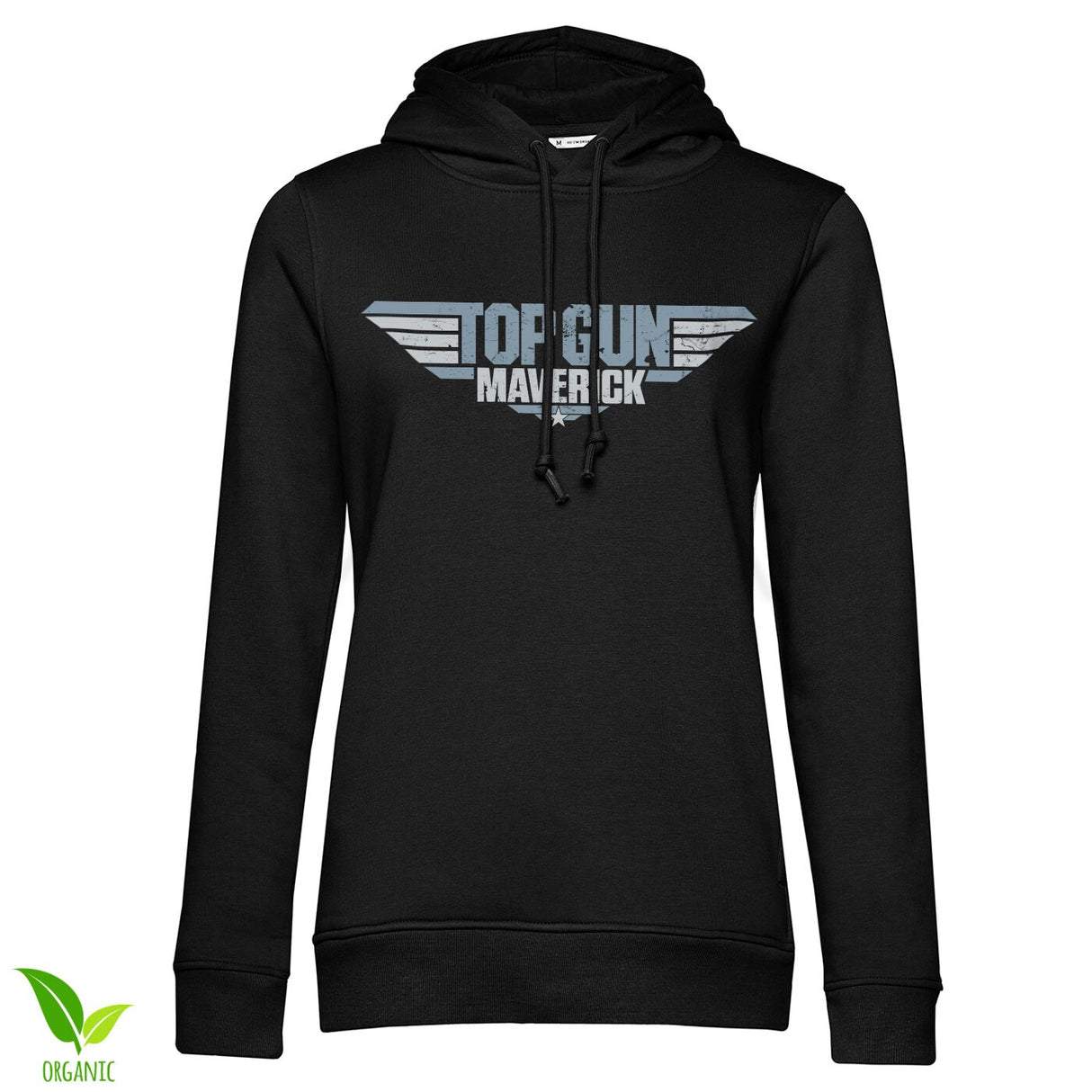 Top Gun Maverick Distressed Logo Girls Hoodie