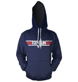 Top Gun Distressed Logo Hoodie