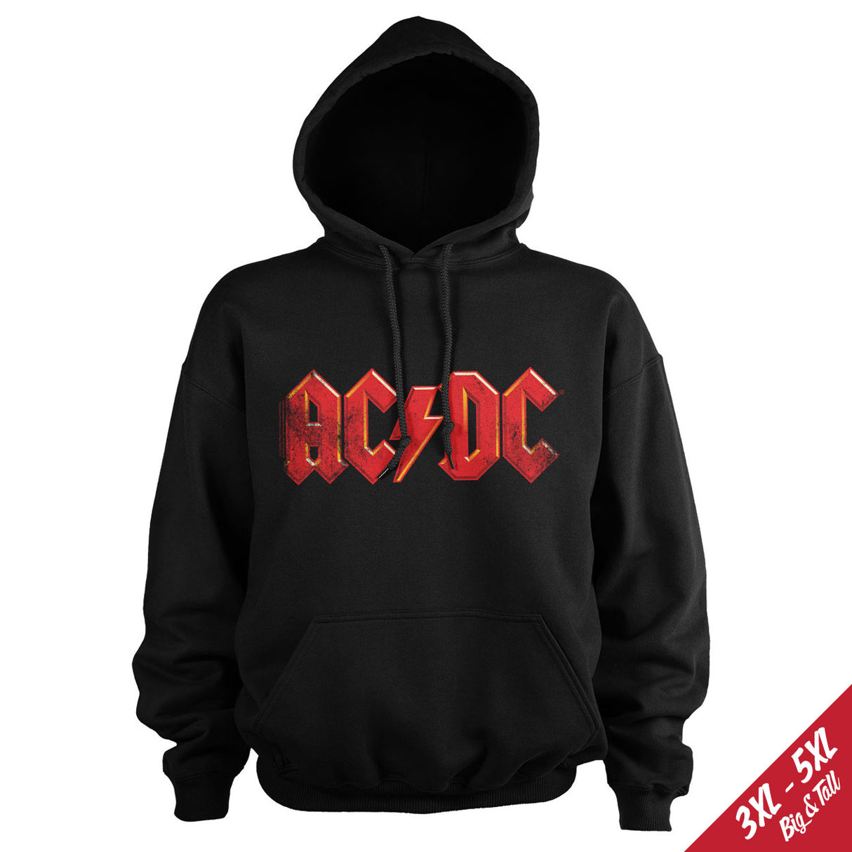 AC/DC Distressed Logo Big & Tall Hoodie