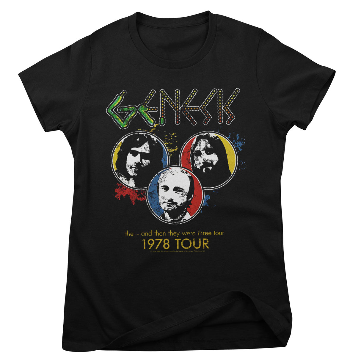 Genesis 1978 Tour Vintage Girly Tee