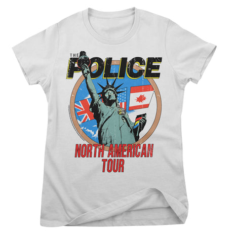 The Police - North American Tour Girly Tee