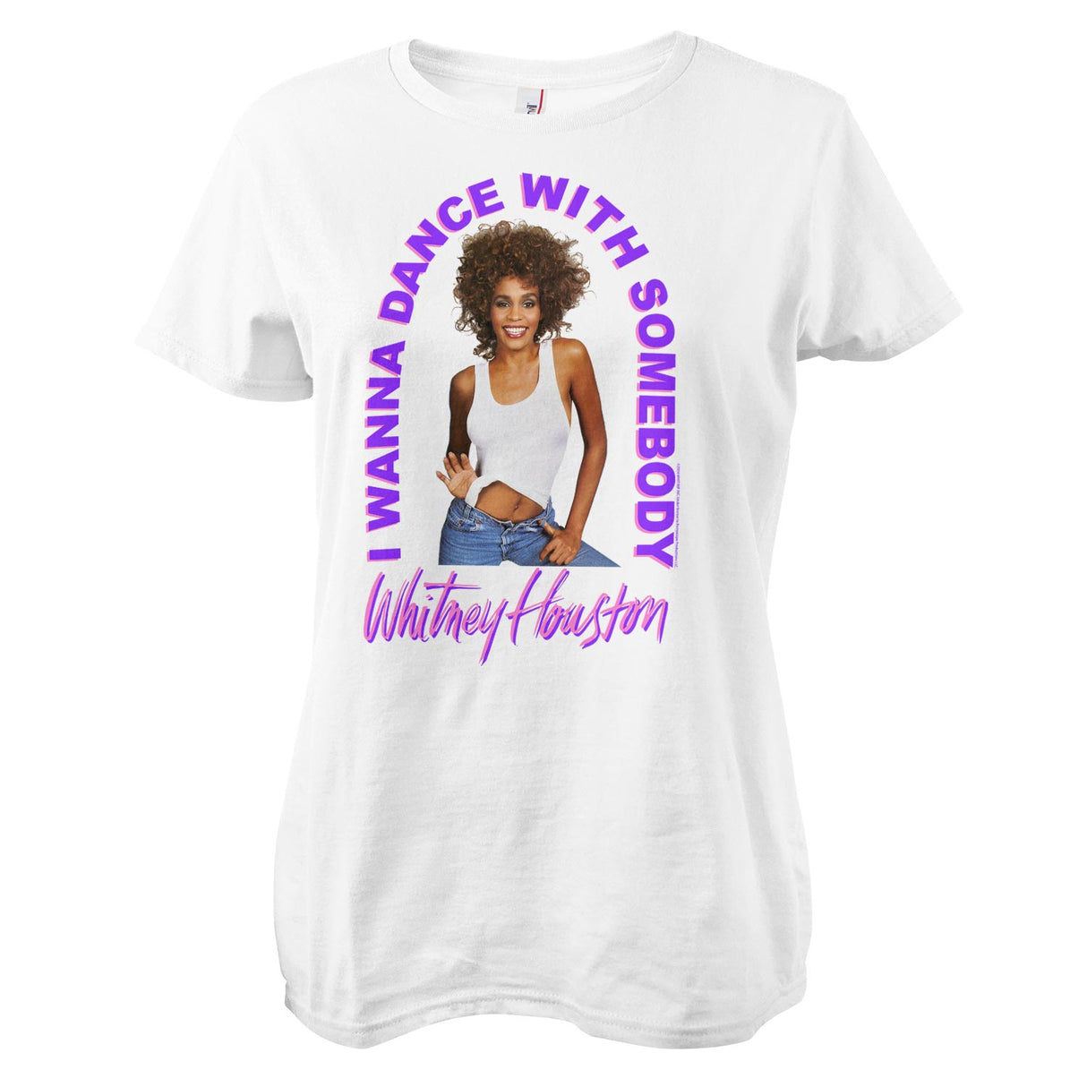 Whitney Houston - I Wanna Dance With Somebody Girly Tee