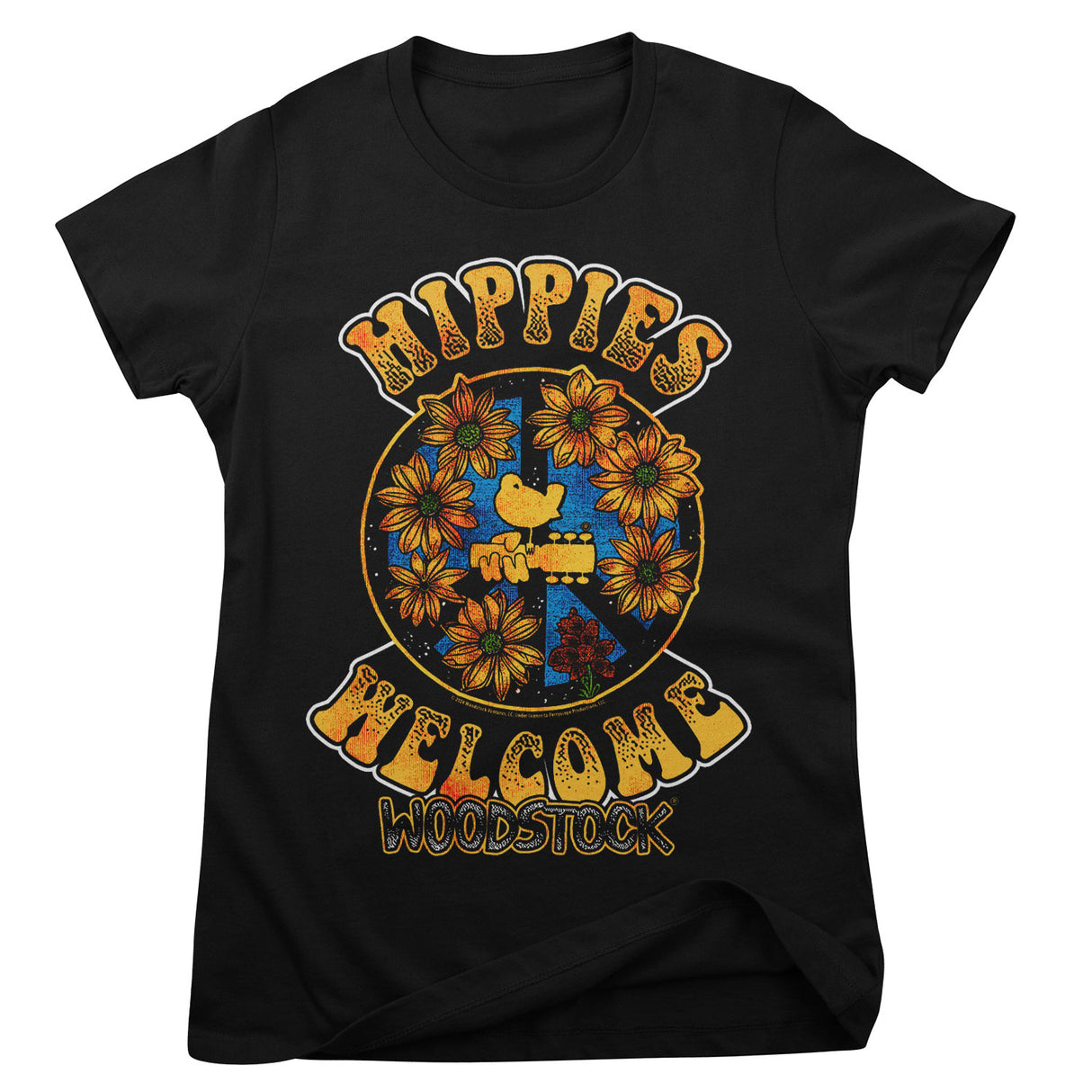 Hippies Welcome Girly Tee