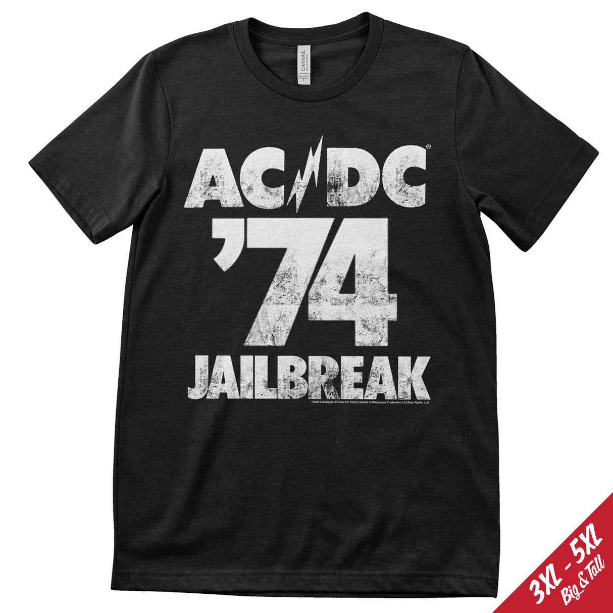 AC/DC ´74 Jailbreak Big & Tall T-Shirt