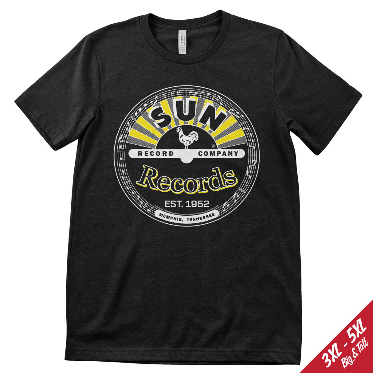 Sun Record Company Label Big & Tall T-Shirt