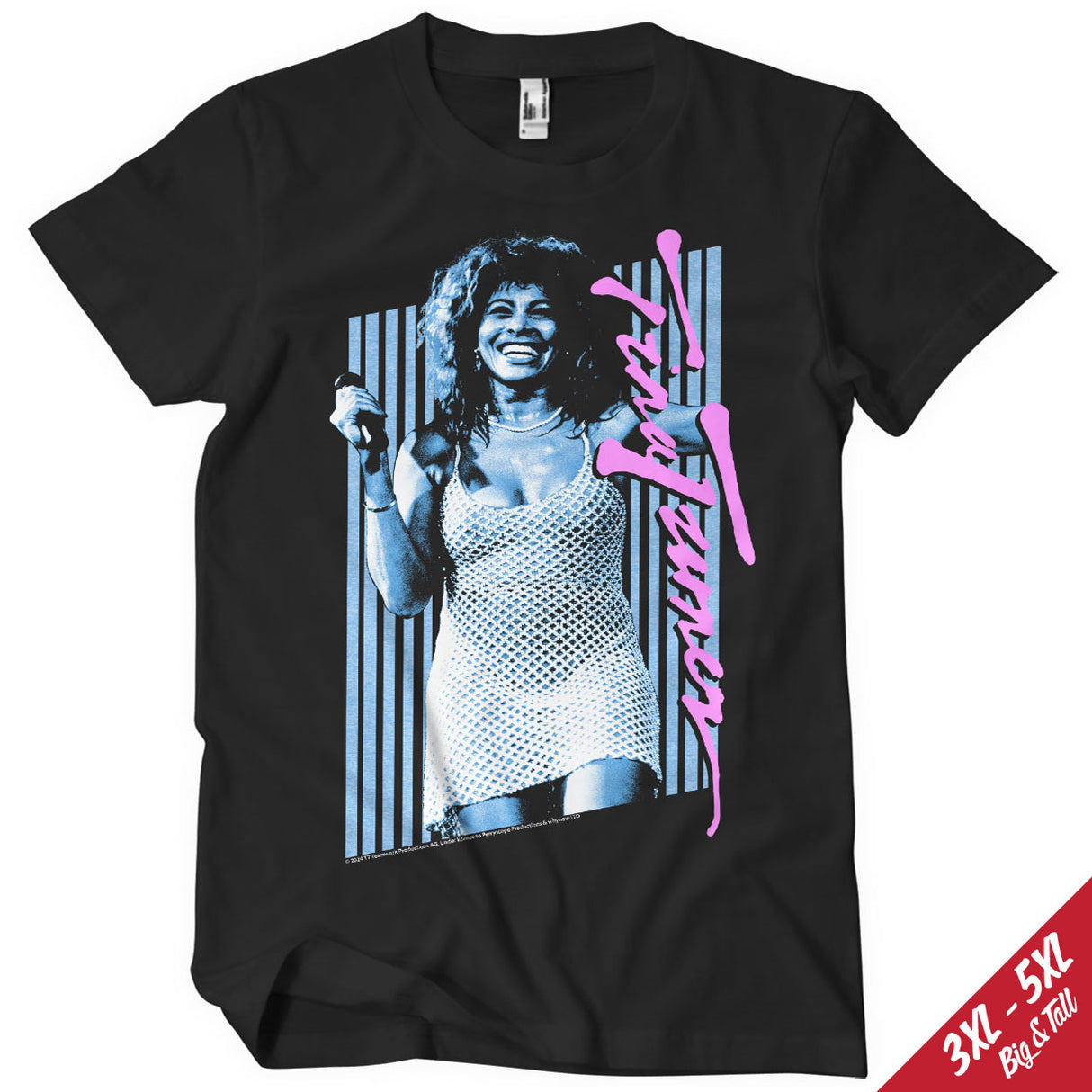 Tina Turner 80's Big & Tall T-Shirt