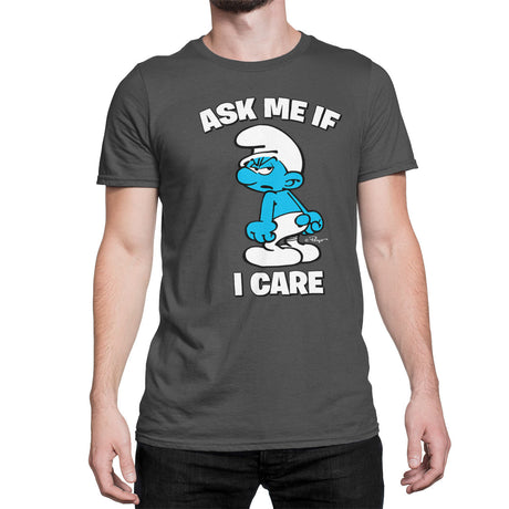 The Smurfs - Ask Me If I Care T-Shirt