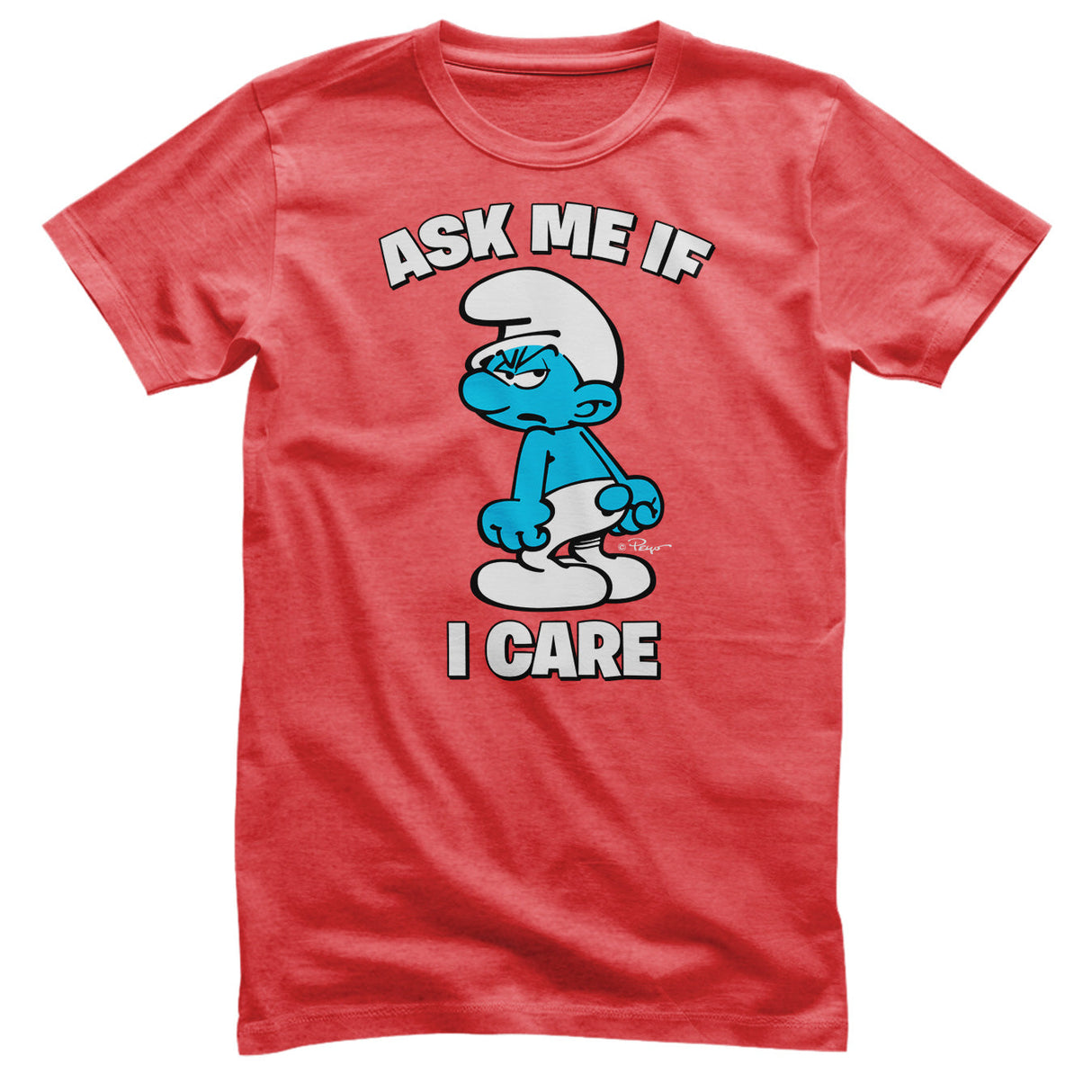 The Smurfs - Ask Me If I Care T-Shirt