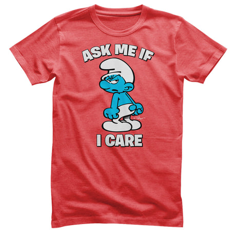 The Smurfs - Ask Me If I Care T-Shirt
